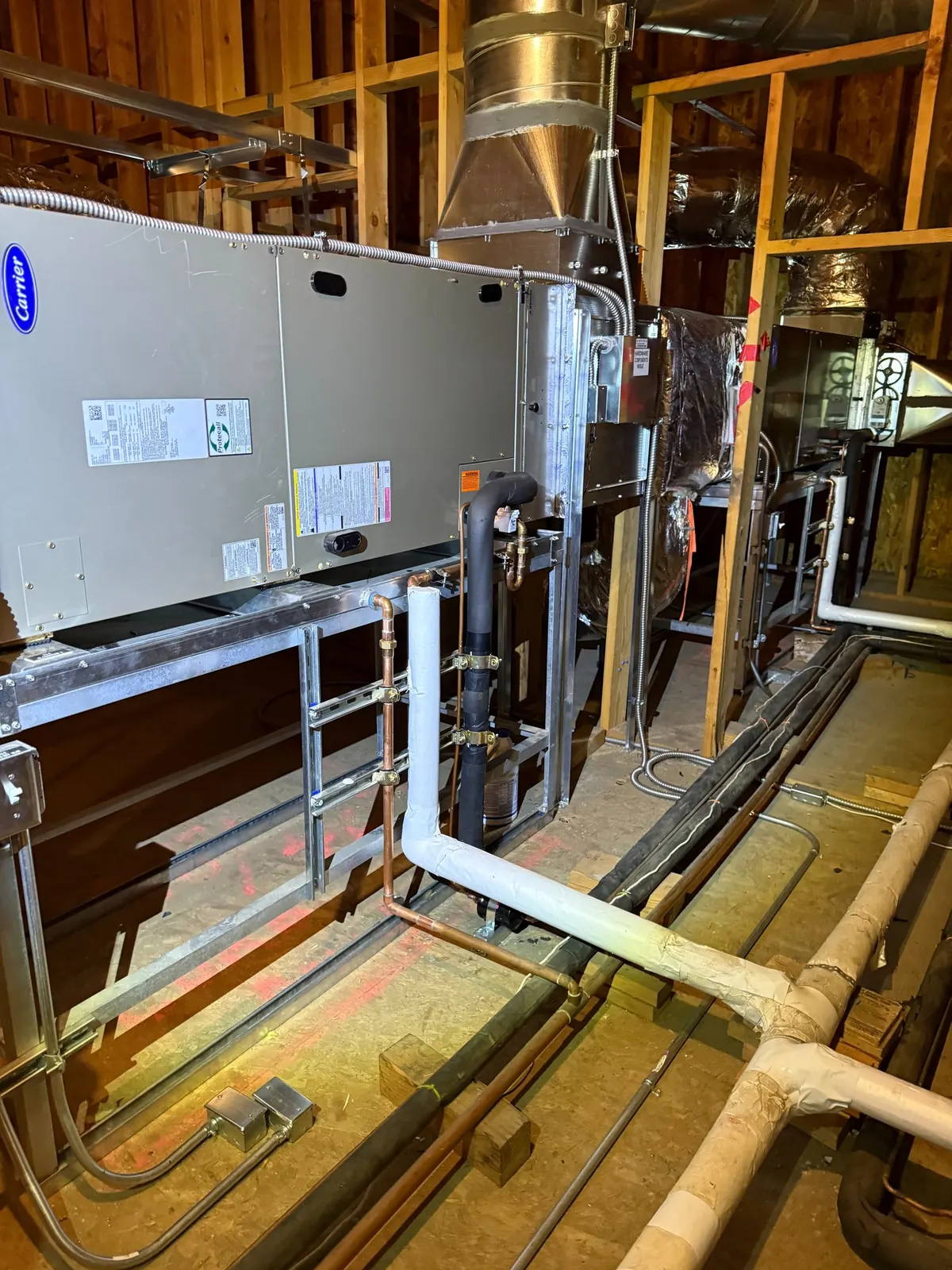 Installation performed by JNC Mechanical in Los Angeles and Orange County
